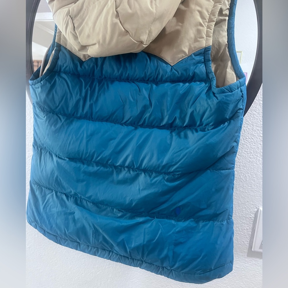 Patagonia Blue teal Bivy women’s size small snow vest warm trendy - Picture 5 of 8